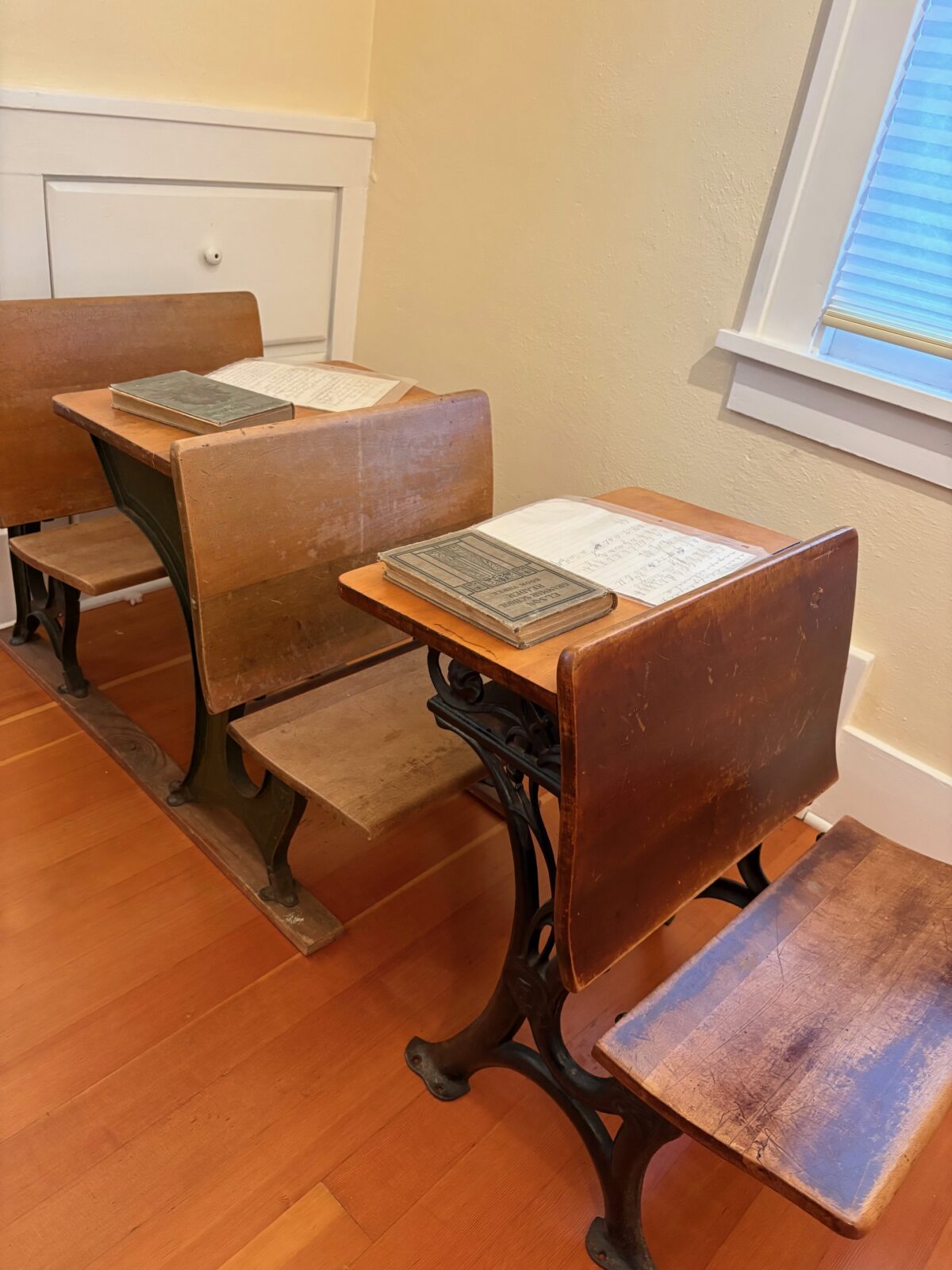 Old Fashoned School Desks