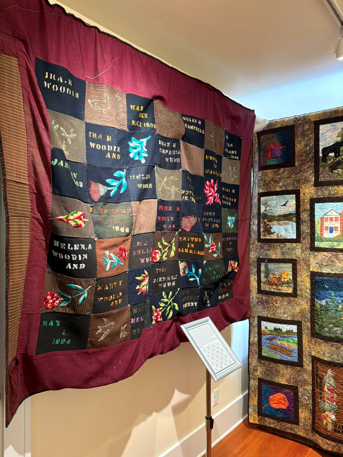 Susan Woodin Quilt Exhibit